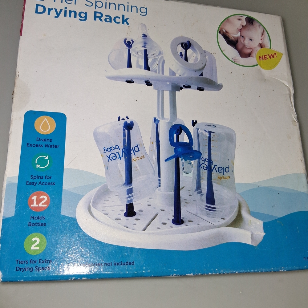 Boon Drying Rack with Bottles